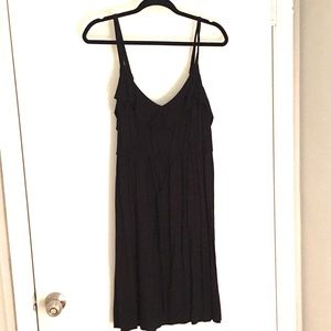Torrid size 1 black ruffled sundress